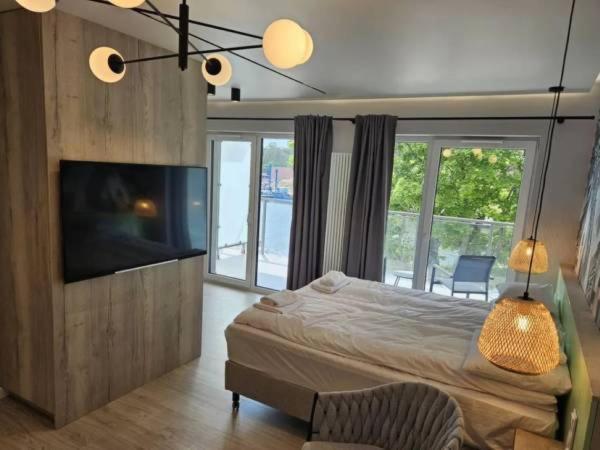 Apartament Z Widokiem Na Morze I Port Mrzeżyno Extérieur photo